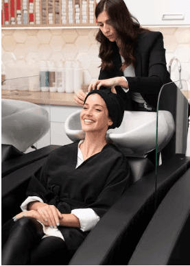 غسيل الشعر باجواء مريحة |